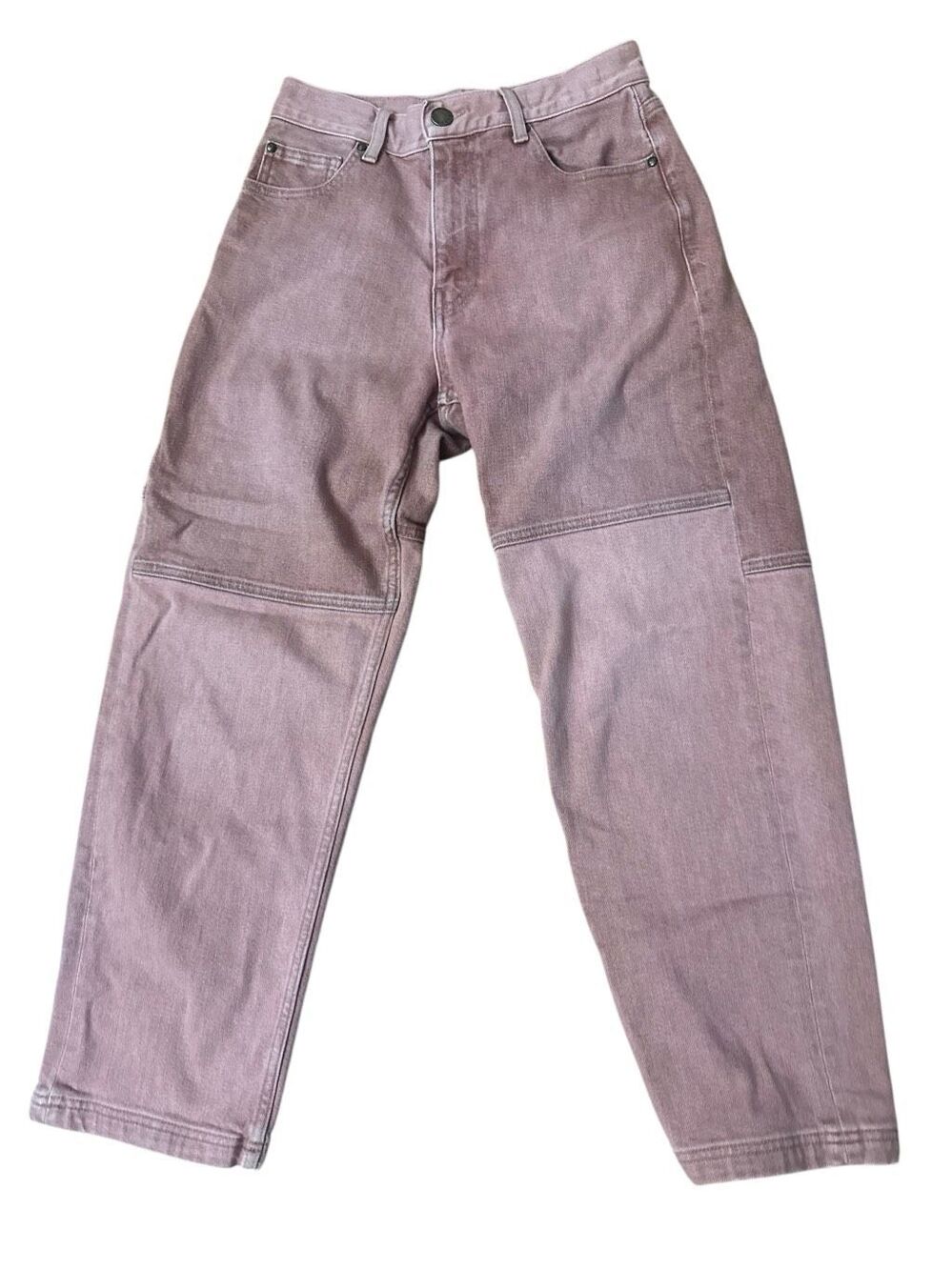 The Great "Billy Jean" Straight Leg Jeans in Beet Root Pink, Size what